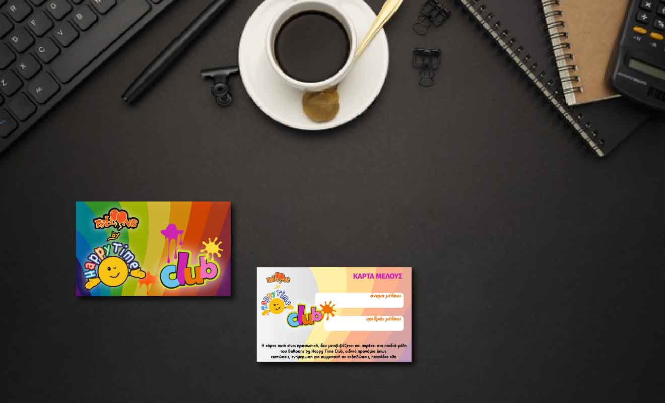 happy time - member card design