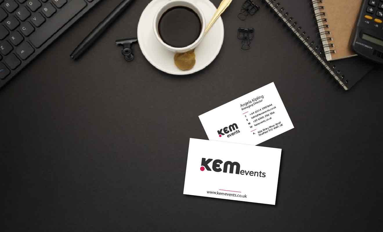 kem events - logo and business cards design
