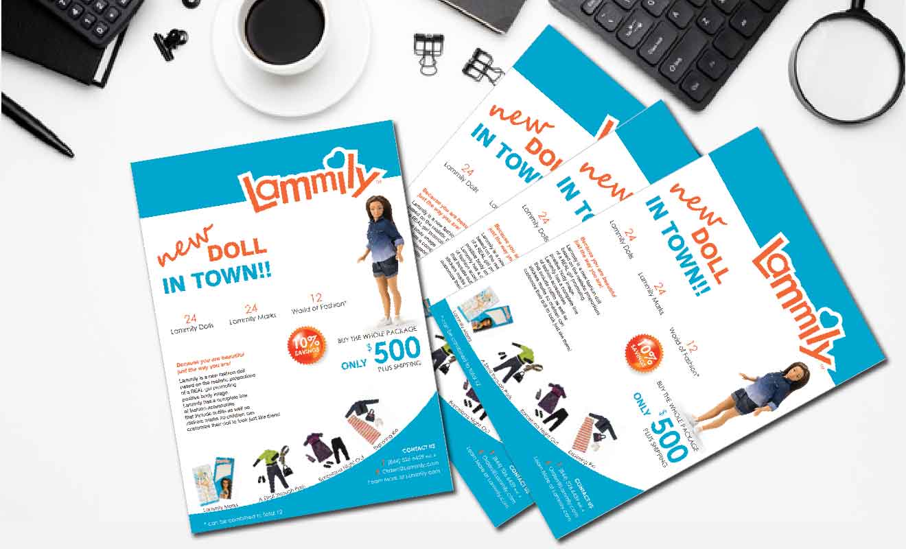 lammily - advertising brochure design