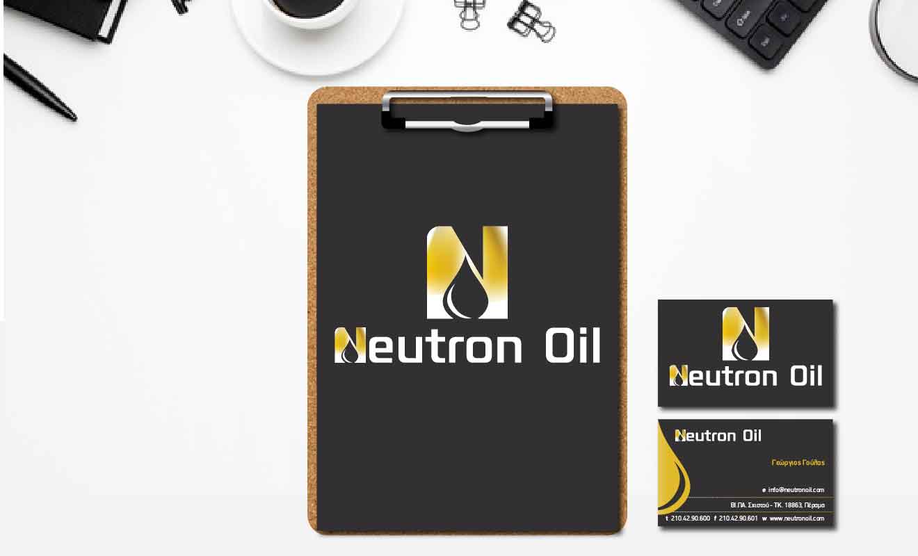 neutronoil - logo and business cards design