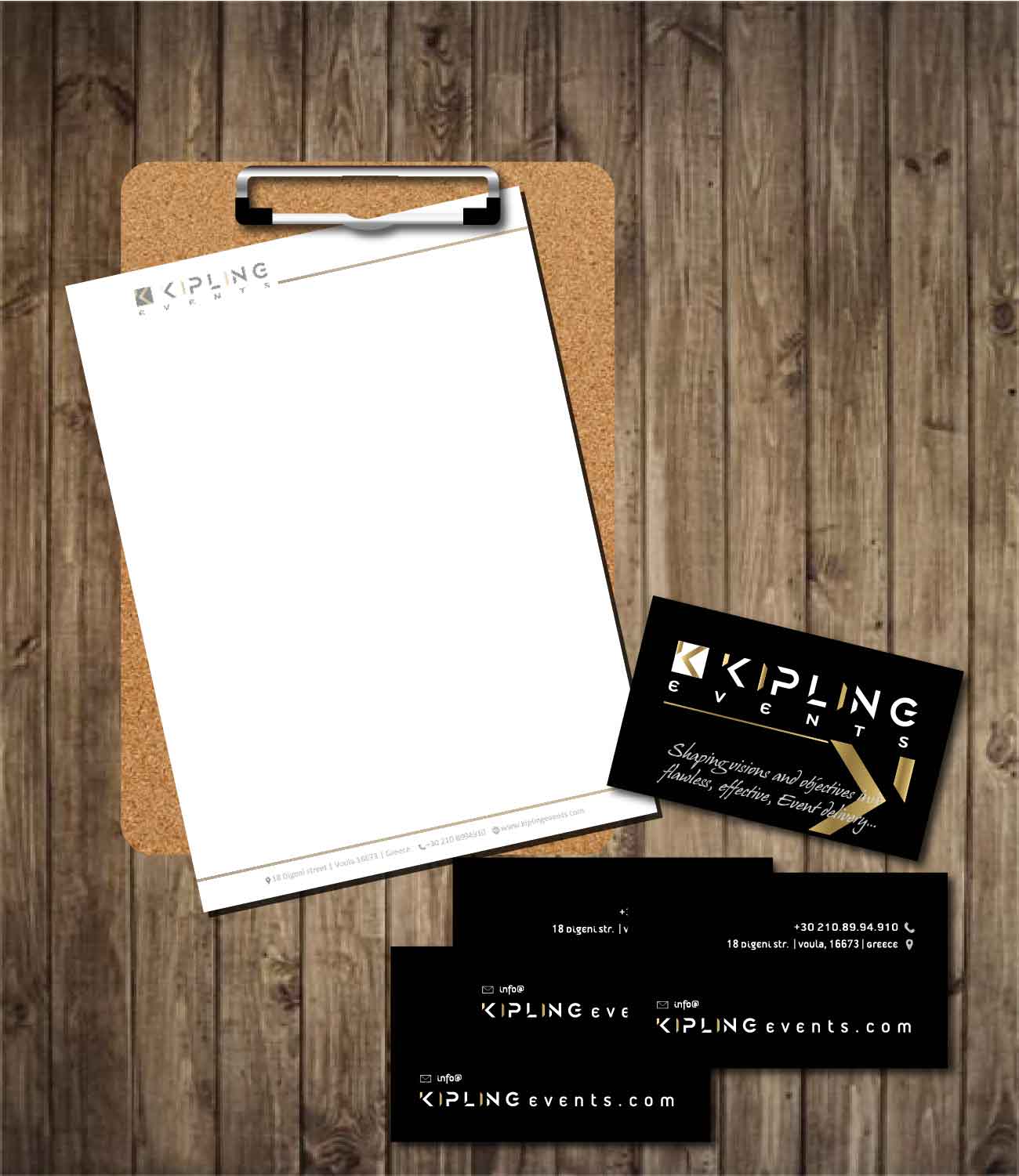 kipling events - brand identity design